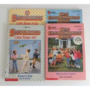 Lot of 4 Babysitters Club & Babysitters Little Sister Paperback Scholastic Books
